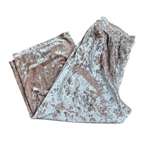 Gap Body Crushed Velvet Pants